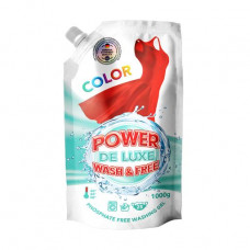 The Power De Luxe washing gel for color things, 25 washings, 1 kg