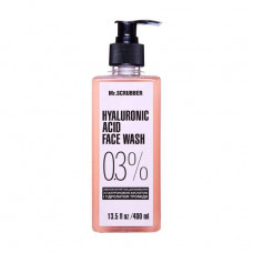 Gel for washing of Mr.Scrubber Hyaluronic Acid Face Wash of 0.3% with hyaluronic acid, 400 ml