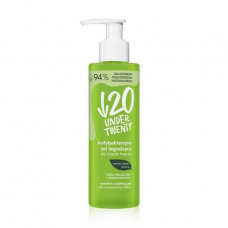 Gel for washing of Under Twenty Anti Acne Sensetive Washing Gel with antibakterialny effect, for sensitive skin, 200 ml
