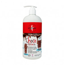 Gel for a bathtub and a shower for family 4organic Shower And Bath Gel Choco, 1 l