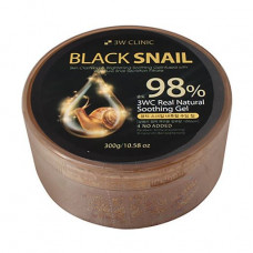 Gel universal for a face and a body 3W Clinic Soothing Gel of 98% with mutsiny a black snail, 300 g