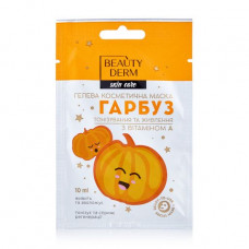 Gel Beauty Derm face pack Pumpkin, toning and food with vitamin A, 10 ml