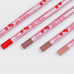 Gel pencil for lips of Vivienne Sabo Le Grand Volume 04 Red, resistant, 1.4 g
