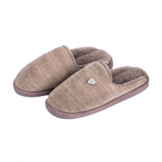 Women's Twins HS-LUX house-shoes of the semi-Czech, Mocha, size 38-39