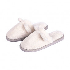 Women's Twins HS-TEDDI house-shoes fur, white, size 38-39