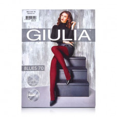 Women's Giulia Blues 70 DEN Greystone tights, size 2