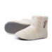 Women's room Twins CZh-Print slippers boots fleece, Milk, size 38-39