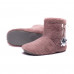 Women's room Twins CZh-Print slippers boots fleece, Purpul, size 40