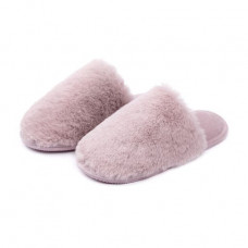 The women's room Twins HS-Lux slippers closed, fur, powdery, size 38-39