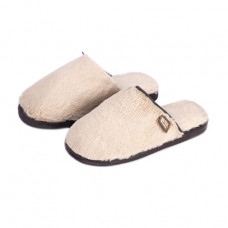 The women's room Twins HS-OZ slippers closed, fur, beige, size 38-39