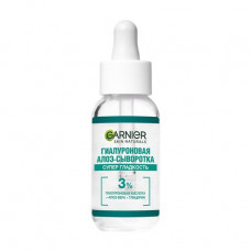 Gialuronovy an aloe serum for the person Garnier Skin Naturals Hyaluronic Aloe Serum Moisturizing, for the normal and combined skin, 30 ml