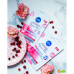 Gialuronovy fabric Nivea Organic Rose mask with hyaluronic acid and organic pink water, 1 piece