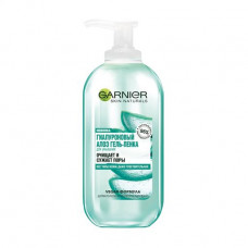 Gialuronovy of an aloe gel skin for washing of Garnier Skin Naturals all-type skin, 200 ml