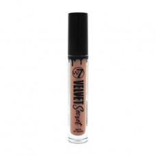 Liquid opaque lipstick for lips of W7 Velvet Secret Matte Lip Colour Rude, 2.5 ml