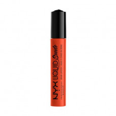 Liquid lipstick for lips of NYX Professional Makeup Cream Lipstick Liquid Suede Orange Country, 4 ml