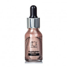 Liquid highlighter for the person LCF Gloss Collection Highlighter Pink, 15 ml