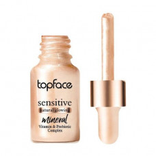 Liquid highlighter for the person TopFace Sensitive Natural Glowing Mineral PT571, 15 ml