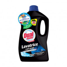 The liquid concentrated means of Dual Power for machine and manual washings, for washing of black and dark things, 2 l