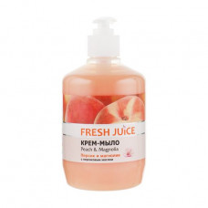 Liquid Fresh Juice cream-soap the Peach and a magnolia, with peach oil, 460 ml