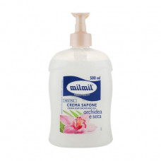 Liquid Mil Mil cream-soap the Orchid and silk with the batcher, 500 ml