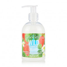 Strawberry Avon Senses Wild Strawberry Dreams Moisturising Hand Wash liquid soap and yogurt, 250 ml