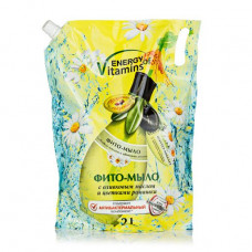 Energy of Vitamins liquid soap Antibacterial, olive oil and camomile (spare wheel), 2 l