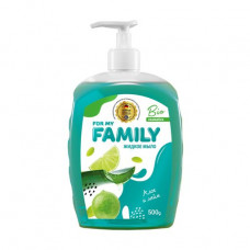 Family liquid soap of Aloe and lime, 500 ml