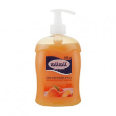 The Yoghurt Mil Mil liquid soap and peach with the batcher, 500 ml