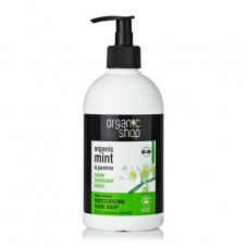 Organic Shop Organic Mint & Jasmine liquid soap Myatny jasmine, 500 ml