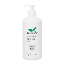 Liquid soap for hands and a body of Delamark Fresh notes, 500 ml