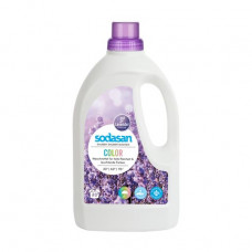 Liquid means for washing of Sodasan Color Lavender for color and black things, 20 washings, 1.5 l