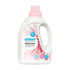 Liquid means for washing of Sodasan Woolen Wash for wool, silk and delicate fabrics, 21 washings, 750 ml