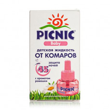 Liquid for the Picnic Baby fumigant injector from mosquitoes of 45 nights, 30 ml