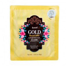Hydrogel Koelf Gold & Royal Jelly Hydrogel Mask Pack mask with gold and uterine milk, 30 g