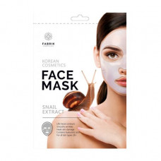 Hydrogel Fabrik Cosmetology Korean Cosmetics Face Mask Snail Extract face pack with extract of a snail, 50 g
