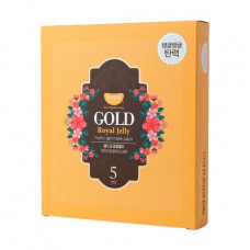 Hydrogel Petitfee & Koelf Gold & Royal Jelly Mask face pack with gold and a uterine milk, 5 pieces