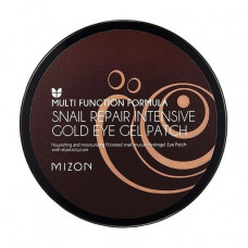 Hydrogel patches for eyes of Mizon Snail Repair Intensive Gold Eye Gel Patch with a snail mutsin and colloidal gold, 60 pieces