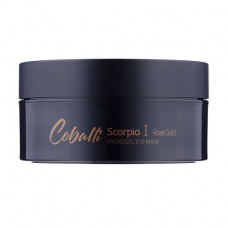 Hydrogel patches for skin around eyes of Cobalti Scorpio Rose Gold Hydrogel Eye Mask with extract of a rose and gold, 60 pieces