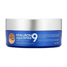 Hydrogel patches for skin around eyes of Medi Peel Hyaluron Aqua Peptide 9 Ampoule Eye Patch for deep moisturizing, with peptides, 60 pieces