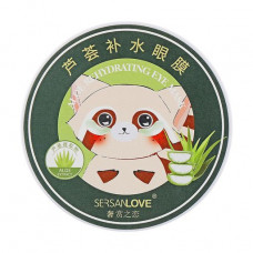 Hydrogel patches for skin around eyes of Sersanlove Aloe Rehydrating Eye Mask with an aloe belief, 60 pieces