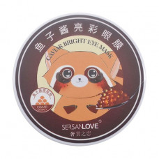 Hydrogel patches for skin around eyes of Sersanlove Caviar Bright Eye Mask with extract of red caviar, 60 pieces