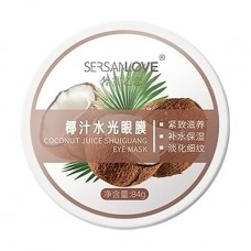 Hydrogel patches for skin around eyes of Sersanlove Coconut Juice Shuiguang Eye Mask with extract of a coco, 60 pieces
