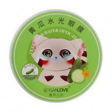 Hydrogel patches for skin around eyes of Sersanlove Cucumber Water Optic Eye Mask with extract of a cucumber, 60 pieces