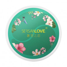 Hydrogel patches for skin around eyes of Sersanlove Green Tea Gel Eye Mask with extract of green tea, 60 pieces
