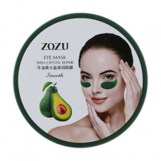Hydrogel patches for skin around eyes of Zozu Shea Crystal Repair Smooth Eye Mask with extract of avocado and shea butter, 60 pieces