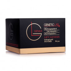 Hydrogel gold patches with GENETIC LAB Lift Genesis GEN 63 peptides, 60 pieces