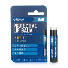 Hygienic lipstick for lips of Colour Intense Man Protective Lip Balm SPF 15 of men's, 5 g