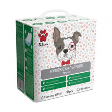 Hygienic diapers for animal Petino Hygienic Underpads, 60*60 cm, 10 pieces