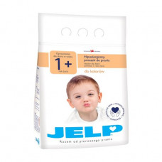 The hypoallergenic laundry detergent JELP 1+, for color linen, 28 washings, 2.24 kg