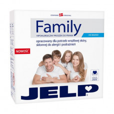 The hypoallergenic laundry detergent JELP Family, for white linen, 32 washings, 2.24 kg